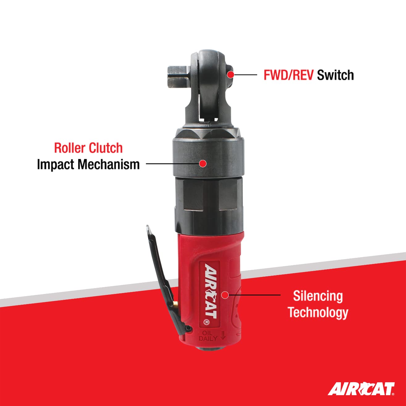 Amazon.com: AIRCAT Pneumatic Tools 810-RW: 3/8-Inch Compact